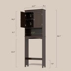 Mobiletto portaoggetti da bagno, mobiletto portaoggetti per WC, mensola da bagno sopra il WC, salvaspazio per WC