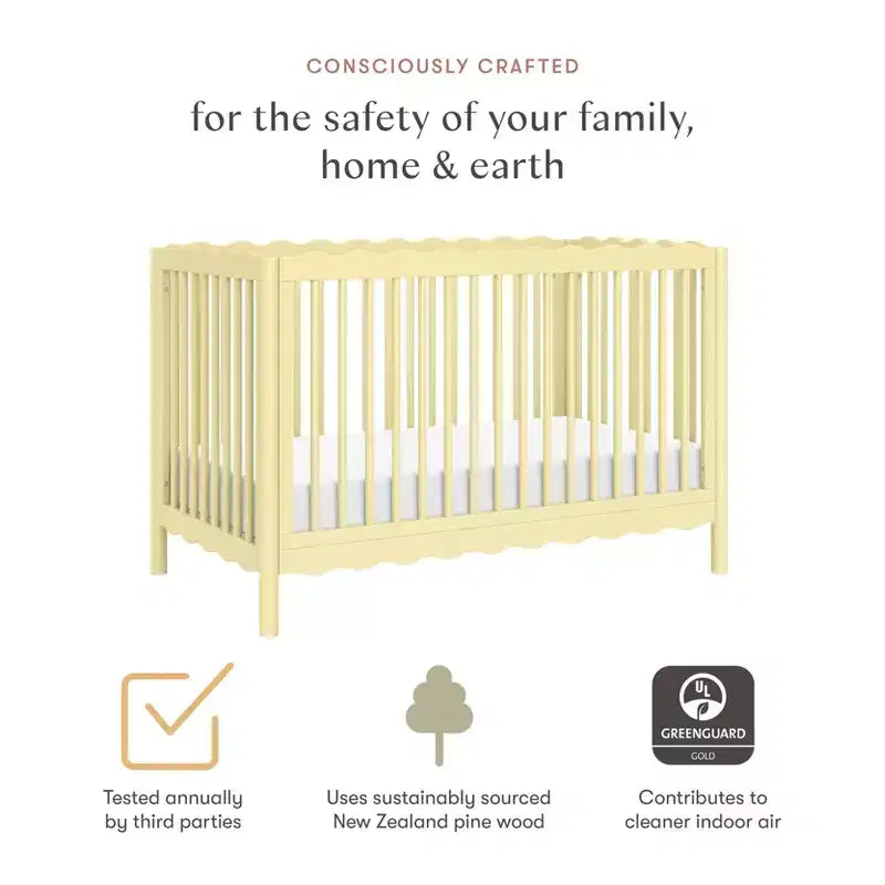 Lettino trasformabile Babyletto Swell 4-in-1 con kit di conversione in letto per bambini