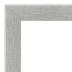 Specchio da parete senza smusso Glam Linen Gray 23" x 29" - Amanti Art
