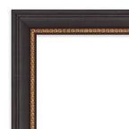 Specchio da parete in legno smussato 31" x 25": Stile moderno, Nessun assemblaggio, Include hardware di montaggio