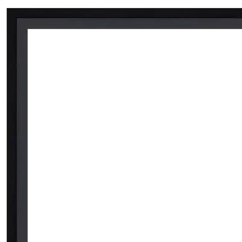 Specchio da parete in legno senza smussi 39" x 28"