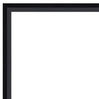 Specchio da parete in legno senza smussi 39" x 28"