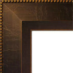 Specchio da porta 18" x 52" in legno senza smussatura - Da appendere alla porta, da montare a parete