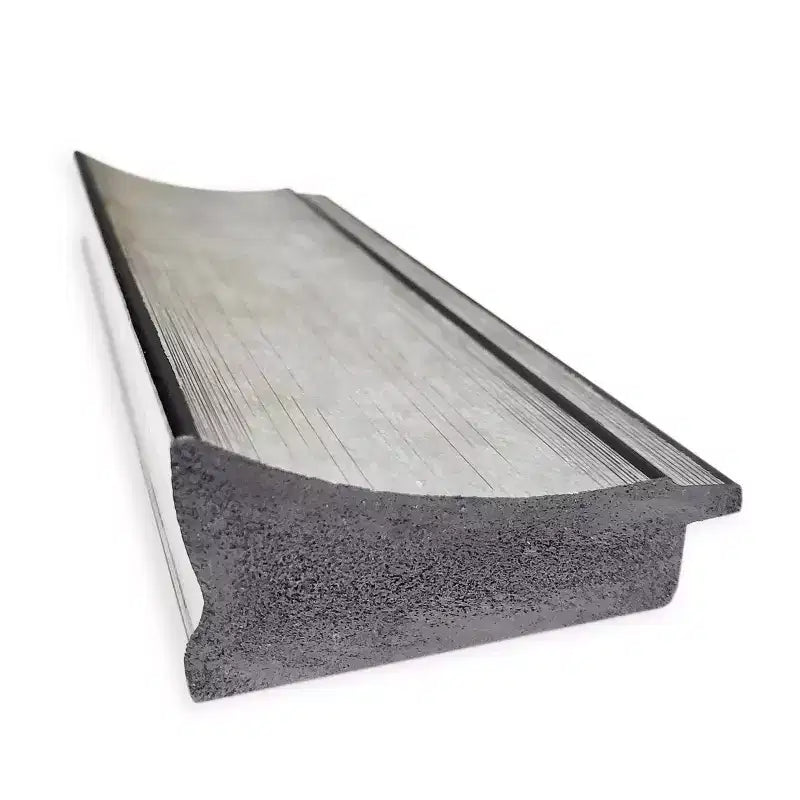 Specchio Flair in patina argentata da 71 x 162 cm senza smusso, da appoggiare