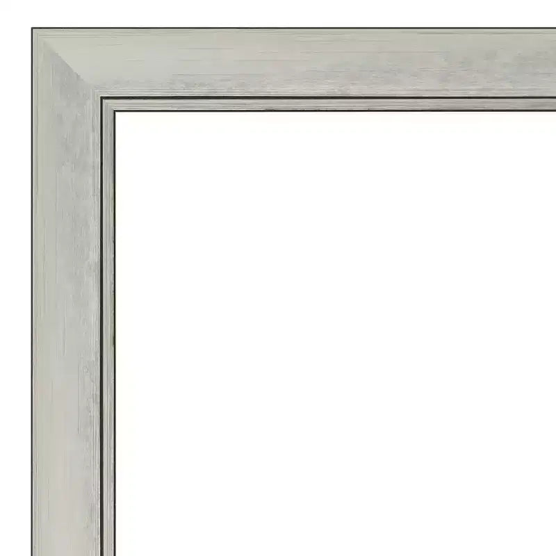 Specchio Flair in patina argentata da 71 x 162 cm senza smusso, da appoggiare