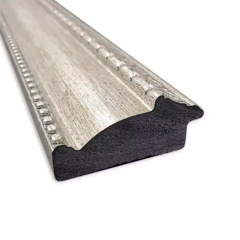 Specchio da parete senza smusso 42" x 31", grande, rettangolare, decorativo, con cornice in polistirene