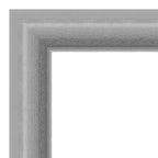 Specchio da parete per bagno in nichel lucido Peak, 81 x 81 cm, non bisellato, include accessori di montaggio