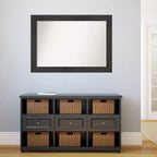 Specchio da parete Espresso Rustico a doghe non bisellate 42" x 30"