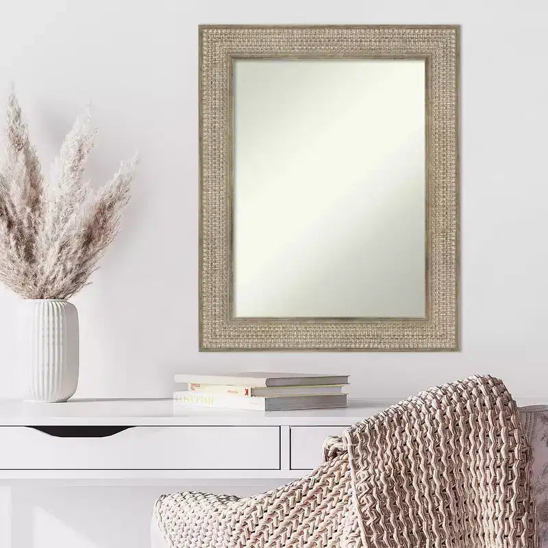Specchio da parete in legno senza smussatura 24" x 30"