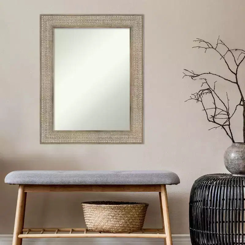 Specchio da parete in legno senza smussatura 24" x 30"