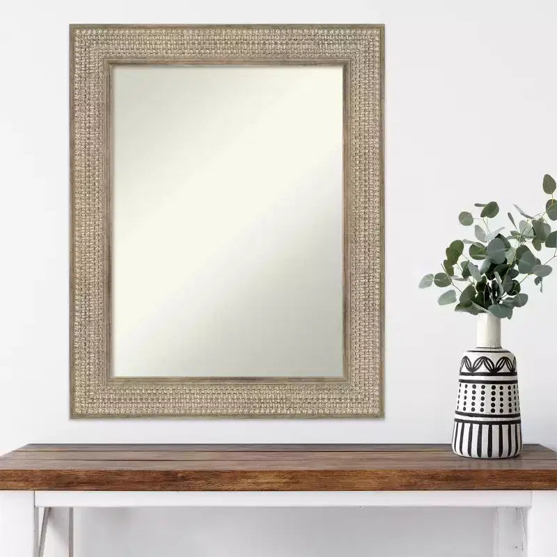 Specchio da parete in legno senza smussatura 24" x 30"