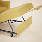 3-in-1-säädettävä vuodesohva, ulosvedettävä tuolisohva, muunnettava kokoontaitettava vuode olohuoneeseen