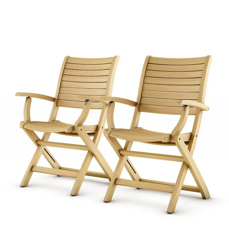 Juego de comedor extensible para patio de 13 piezas Amazonia Teak Sessa - 13 piezas