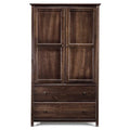 Armario de madera maciza de 2 puertas - 41x72x22