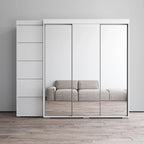 Aria 3D-EX-kledingkast met 3 spiegels