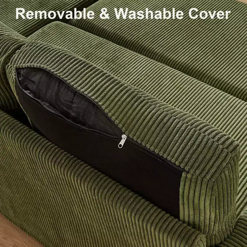 Dyonery 81-Sitzer-Schlafsofa, L-förmiges Ausziehsofa mit wendbarer Recamiere mit Stauraum, USB-Anschluss und verstellbarer Rückenlehne