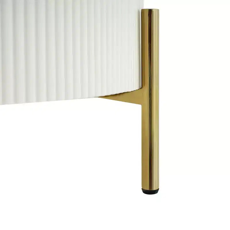 Tavolino da caffè rotondo con contenitore da 80 cm – 2 cassetti nascosti XL, salvaspazio, nero