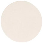 Round Accent Table – White Sculptural Cross Base, Modern Indoor Design