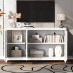 Mobile TV Moderno per Televisori fino a 65" – Credenza Multimediale con 2 Armadietti Contenitori