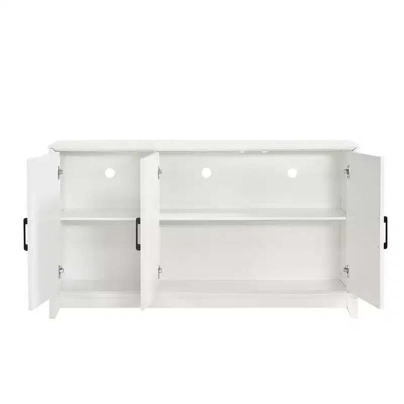 Mobile TV Moderno per Televisori fino a 65" – Credenza Multimediale con 2 Armadietti Contenitori
