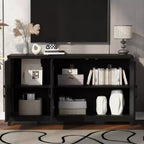 Mobile TV Moderno per Televisori fino a 65" – Credenza Multimediale con 2 Armadietti Contenitori