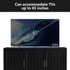 Mobile TV Moderno per Televisori fino a 65" – Credenza Multimediale con 2 Armadietti Contenitori