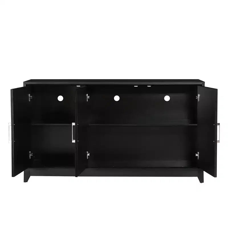 Mobile TV Moderno per Televisori fino a 65" – Credenza Multimediale con 2 Armadietti Contenitori
