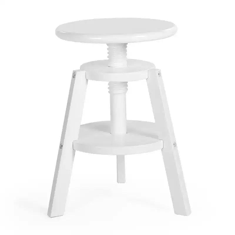 Sgabello da disegno in legno regolabile per bambini – Sedia girevole da studio d'arte 40-45 cm