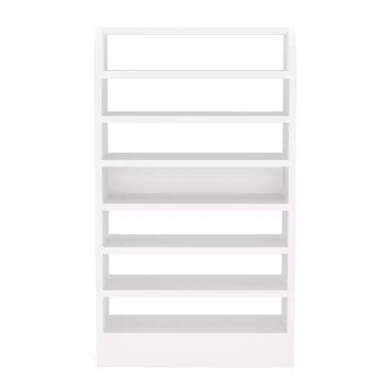 Scarpiera in legno da 120 cm – Scaffale aperto a 8 ripiani per ingresso