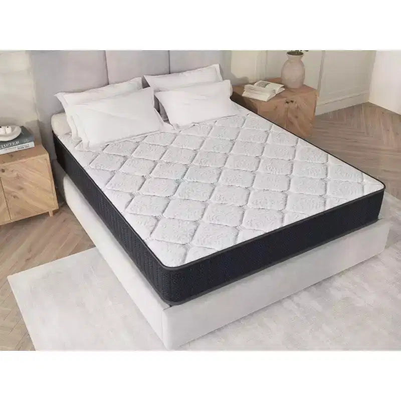 Materasso a molle e memory foam, materasso matrimoniale con scarico della pressione e isolamento del movimento, certificato CertiPUR-US
