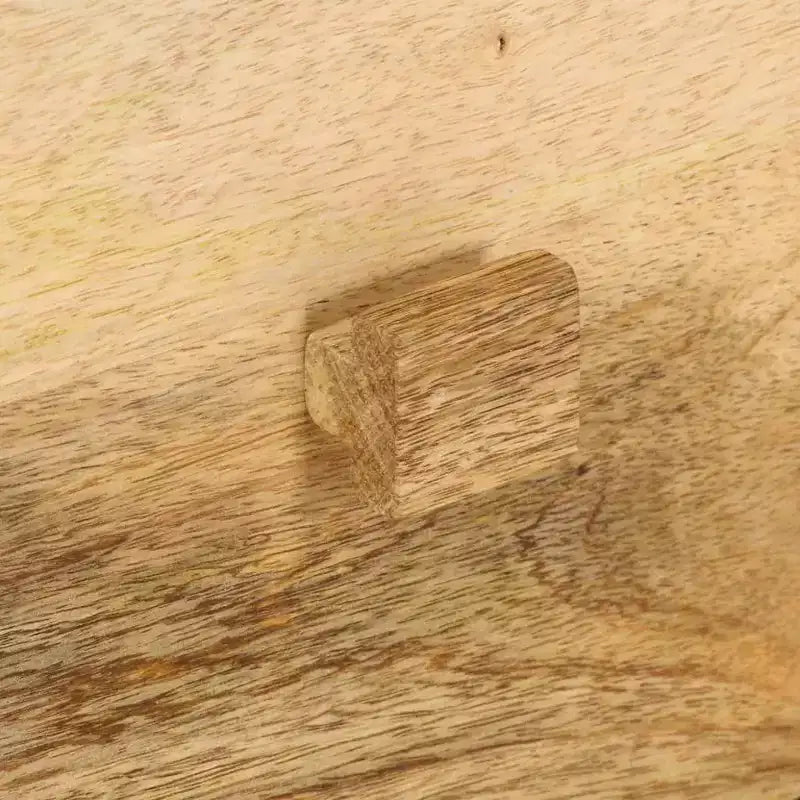 Tavolino da salotto con 4 cassetti 90x50x35 cm in legno massello di mango