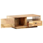 Tavolino da caffè 35,4x19,7x13,8 in legno massello di mango