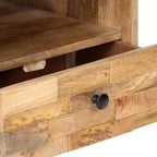 Tavolino da caffè 35,4x19,7x13,8 in legno massello di mango