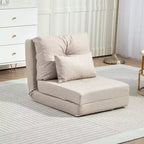 Poltrona Sacco Convertible, Poltrona Pieghevole, Poltrona da Pavimento Comoda con Schienale Regolabile per Soggiorno, Camera da Letto