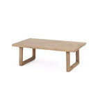 Set di mobili da giardino in legno di acacia, set da esterno con tavolino da caffè e morbidi cuscini per cortile, portico e balcone, beige - Merax