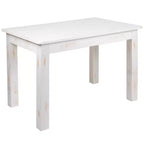 Mesa de comedor rústica Flash Furniture de pino macizo, rectangular, de 46 x 30