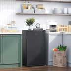 Mini-koelkast van 3,2 kubieke voet met vriezer, compacte koelkast met één deur en instelbare thermostaat voor de slaapkamer