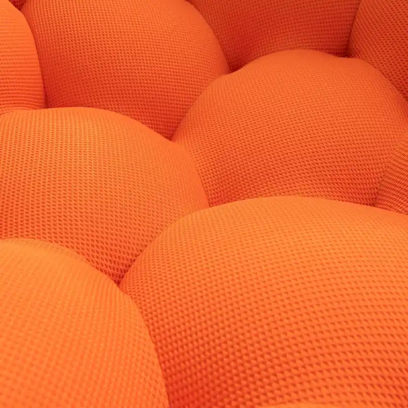 2-istuttava kuplamainen kaareva löhösohva, hunajakennokuvioinen 3D-kangaspäällinen, olohuoneeseen, salonkiin tai asuntoon