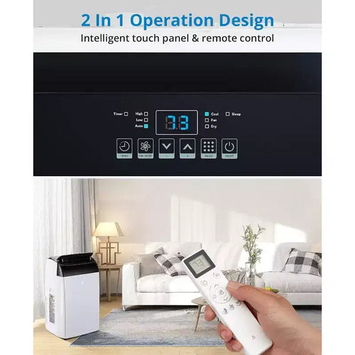 Tragbare Klimaanlage mit 14.000 BTU, 3-in-1-Klimagerät für Räume bis 750 Quadratfuß mit Luftentfeuchter