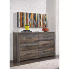 6-Drawer Dresser – Rustic Industrial Bedroom Chest with Barn Board Finish