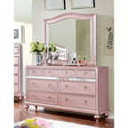 Cassettiera Coleman a 7 cassetti – Finitura oro rosa, 162 cm di larghezza, per camera da letto