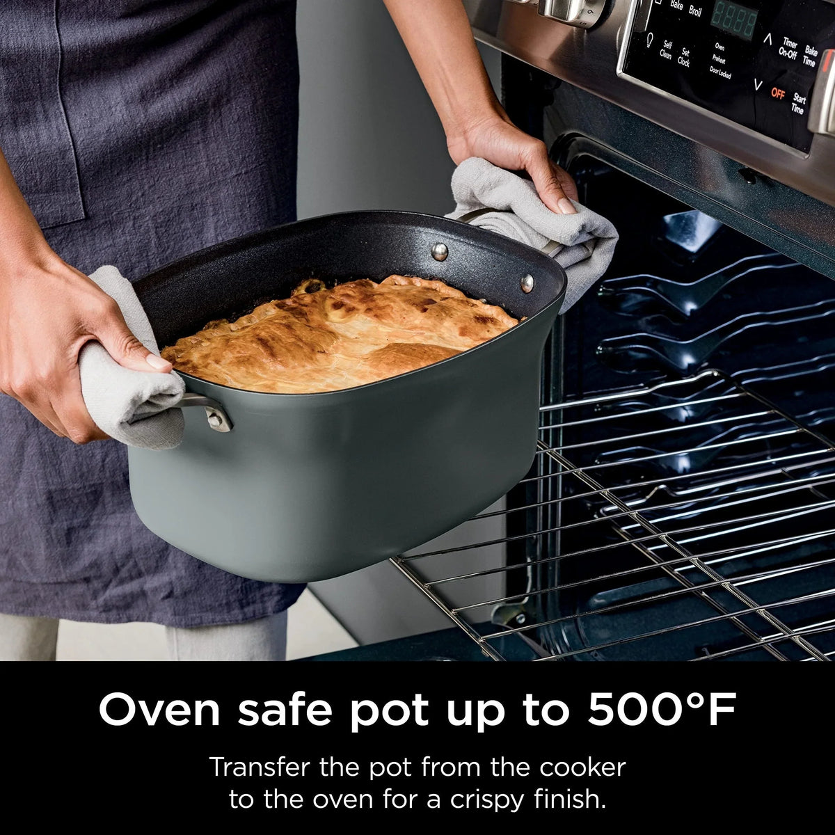 Multikocher mit 8,5 Quart Fassungsvermögen, mit 8-in-1-Schongarer, Schmortopf, Dampfgarer, Glasdeckel, integriertem Löffel, ofenfestem Topf bis 500 °F