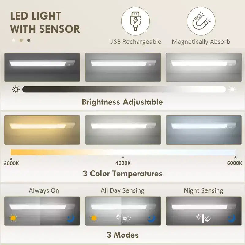 Credenza dispensa da cucina da 71 con luci LED, 6 ripiani sulle ante, un cassetto e 4 ripiani regolabili