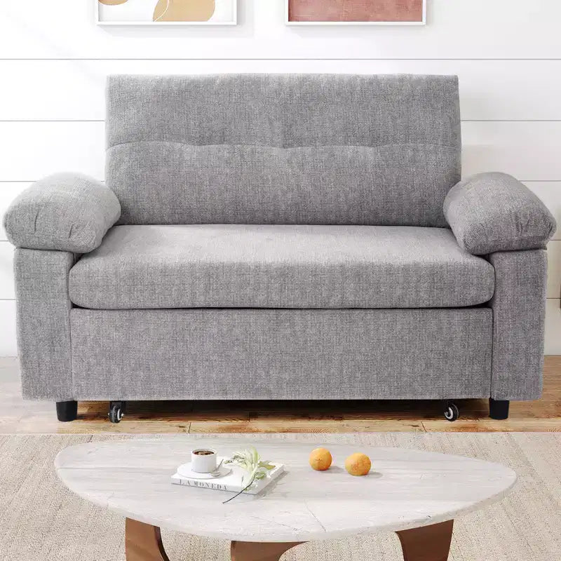 Sofá cama convertible 3 en 1 Dyonery, sofá cama extraíble con respaldo ajustable