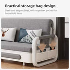 Luck Live modernes 62,2-Zoll-Schlafsofa, multifunktionales Schlafsofa mit Stauraum