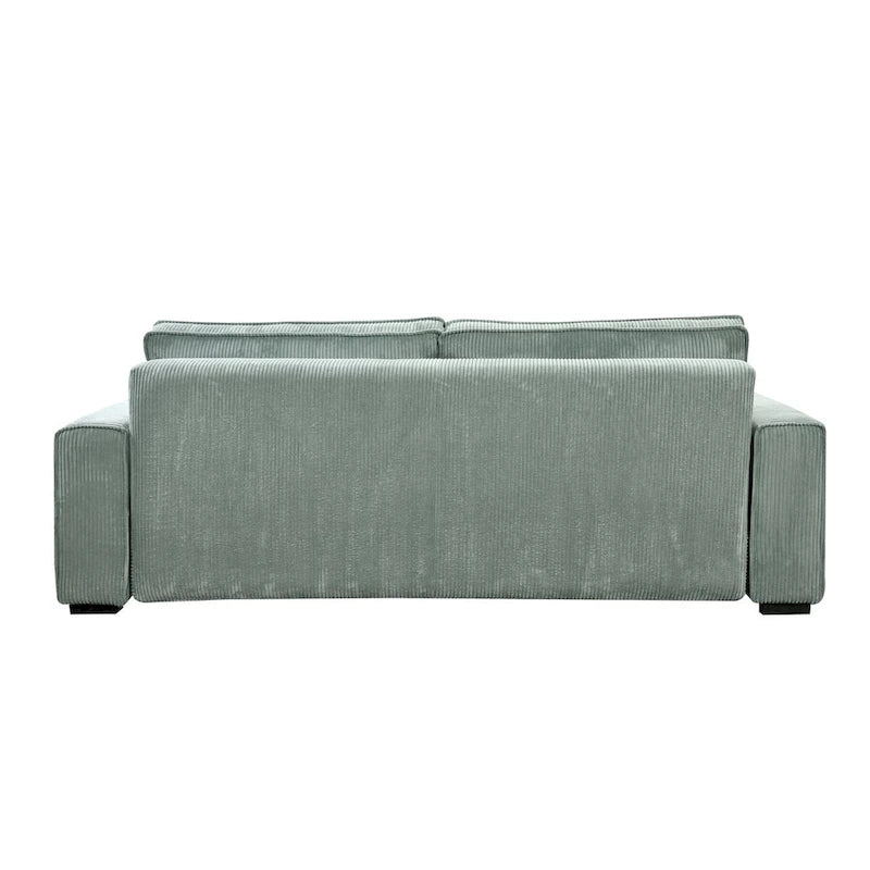 Sofá cama grande Roomfitters con almacenamiento, sofá moderno de 3 plazas, sofá con respaldo tapizado para espacios pequeños