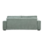 Sofá cama grande Roomfitters con almacenamiento, sofá moderno de 3 plazas, sofá con respaldo tapizado para espacios pequeños