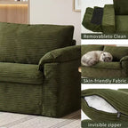 Dwuosobowa sofa Dyonery 86 Cloud, głębokie siedzisko, szerokie podłokietniki z poduszkami, solidna rama, przewiewna ergonomiczna konstrukcja