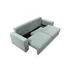Sofá cama grande Roomfitters con almacenamiento, sofá moderno de 3 plazas, sofá con respaldo tapizado para espacios pequeños