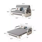 Luck Live modernes 62,2-Zoll-Schlafsofa, multifunktionales Schlafsofa mit Stauraum